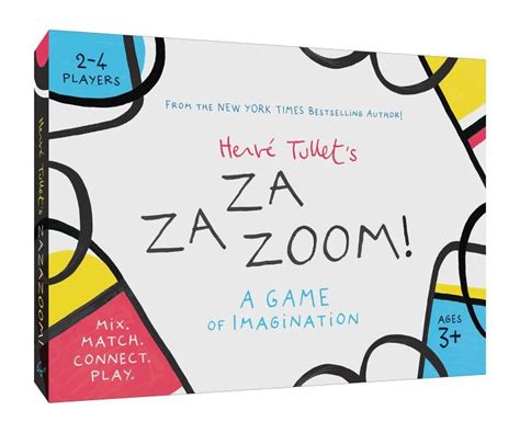 Read Online Herv Tullet S Zazazoom A Game Of Imagination Mix Match Connect Play 