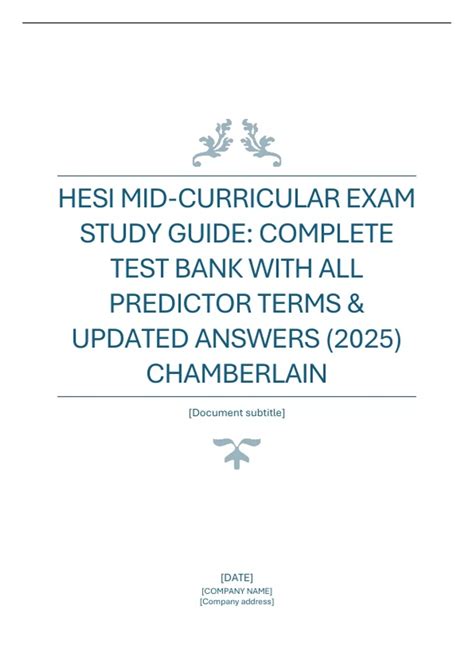 Hesi Mid Curricular