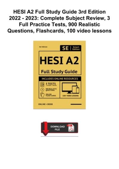 Full Download Hesi Study Guide 3Rd Edition 