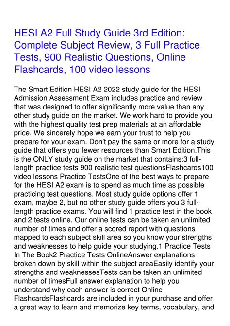 Full Download Hesi Study Guide 3Rd Edition 