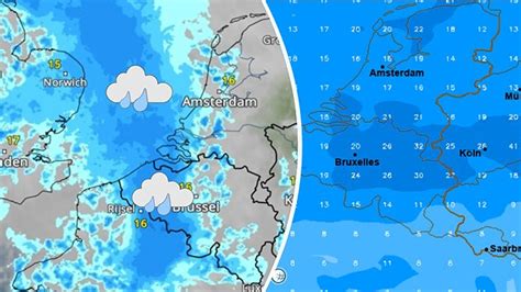 het weer in hoenderloo morgen