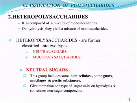 Heteropolysaccharides Examples