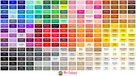 hex code colors