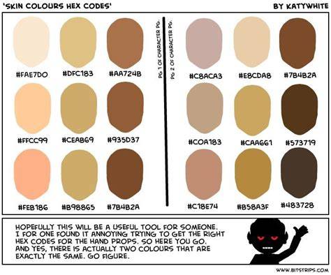 hex code for skin color