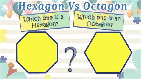 Hexagon Vs Octagon Shapes For Kids Youtube Difference Between Hexagon And Octagon - Difference Between Hexagon And Octagon