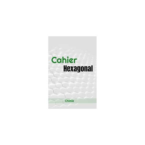 Hexagonal Un Cahier Spa C Cial Vierge Pour Biochi