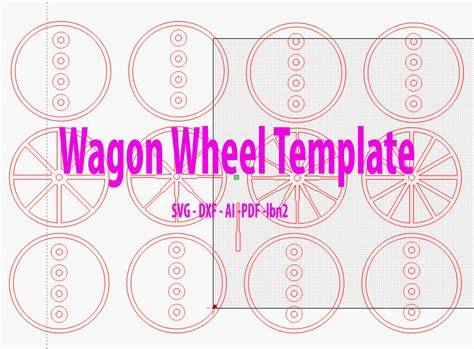hexagonal wagon wheel pattern