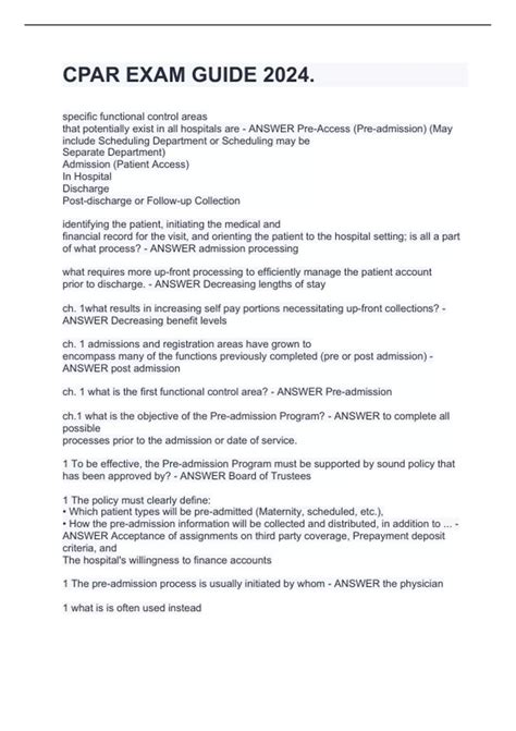 hfma cpar sample questions