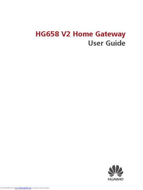 hg658 v2 home gateway username and password