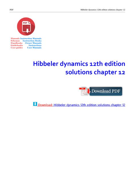 Full Download Hibbeler Dynamics Solutions 12Th Edition 