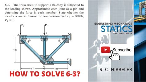 Read Hibbeler Statics Chapter 6 Solutions 