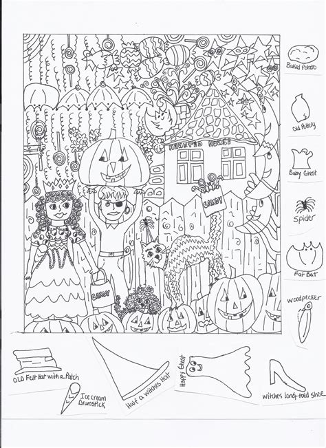Hidden Pictures For Halloween Free Printables Halloween Hidden Pictures Printables - Halloween Hidden Pictures Printables