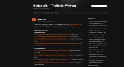 Hidden Wiki Website