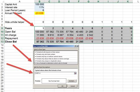 hide unhide columns in excel with no vba 2 • AuditExcel.co.za