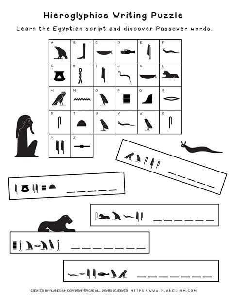 Hieroglyphics Alphabet Worksheet   Hieroglyphics Printable Worksheet By Rachel Morford Tpt - Hieroglyphics Alphabet Worksheet