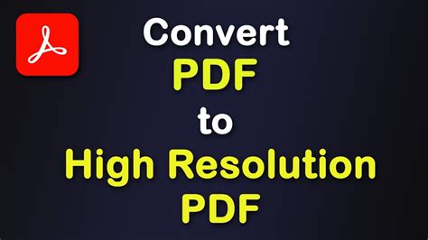 high resolution pdf