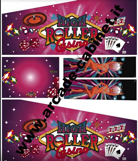 high roller casino pinball decals fksi