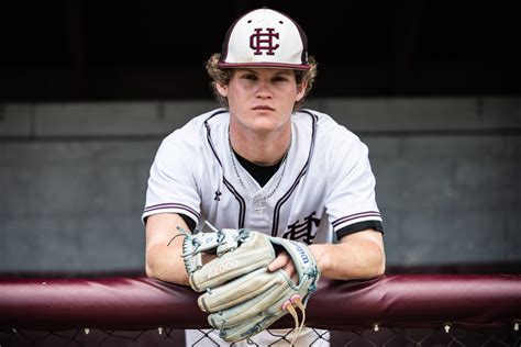 high school baseball player profile template