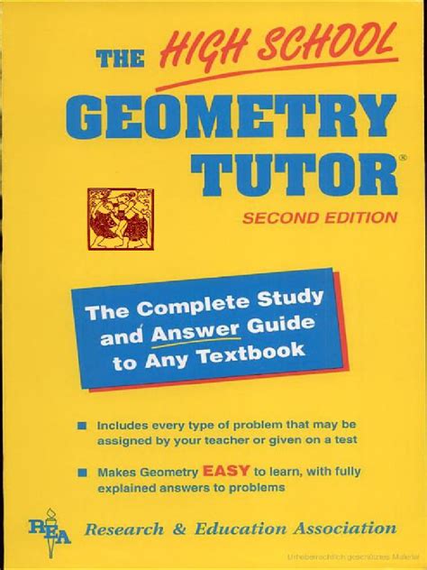 High School Geometry Tutor High School S