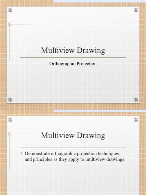 High School Multiview Drawing Lesson Plan