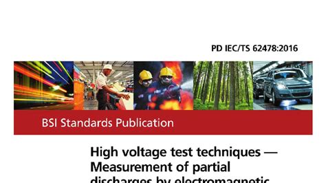 high voltage test techniques partial discharge measurements