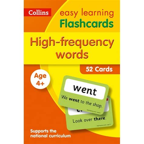 Read High Frequency Words Flashcards Collins Easy Learning Ks1 