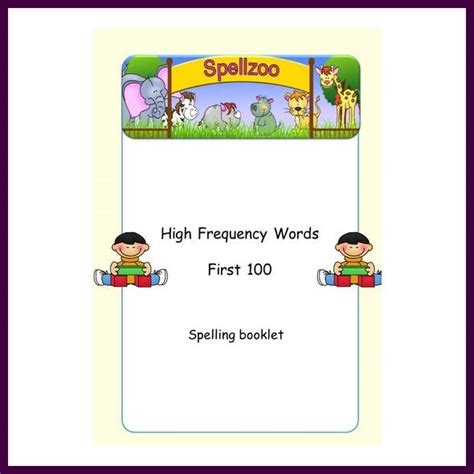 Read Online High Frequency Words Spellzoo 