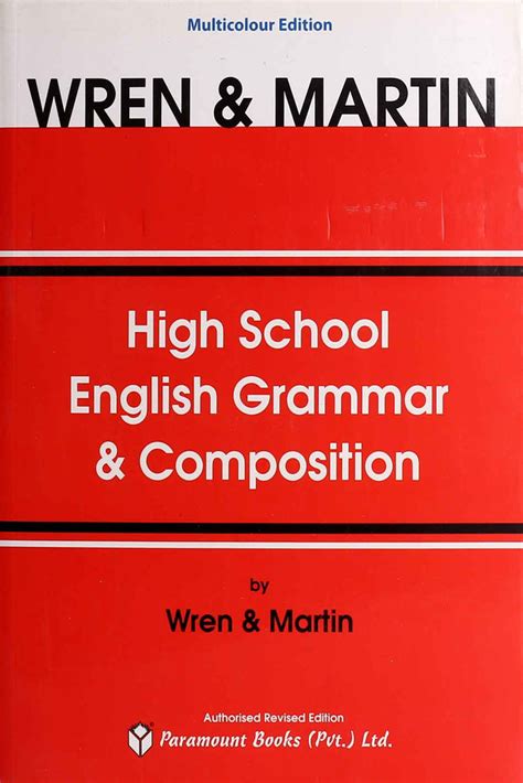 Full Download High School English Grammar By Wren And Martin Free Download 