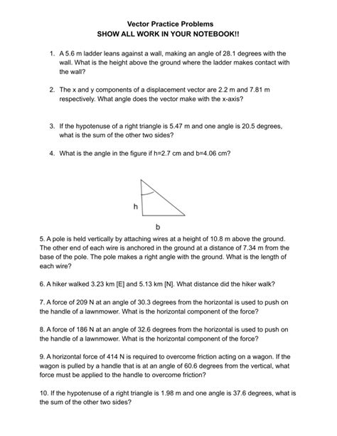 Full Download High School Physics Practice Problems 
