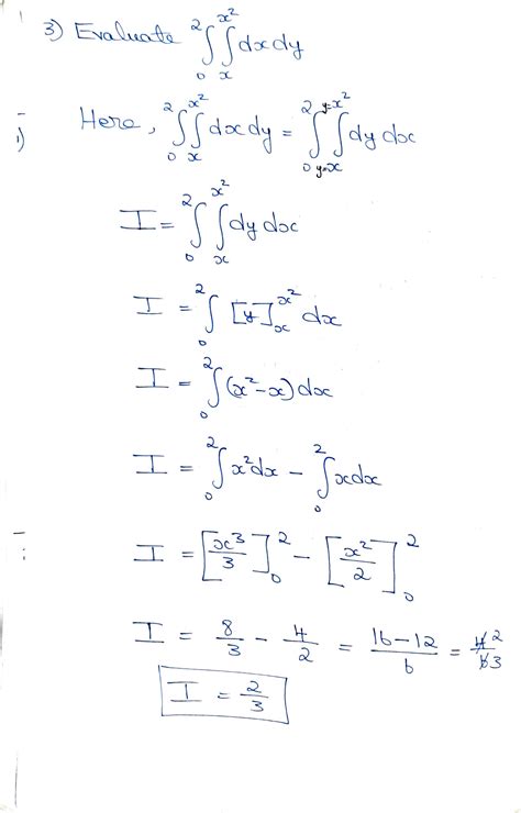 higher engineering mathematics multiple integral solutions