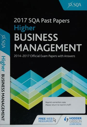 Download Higher Business Management 2017 18 Sqa Past Papers With Answers 