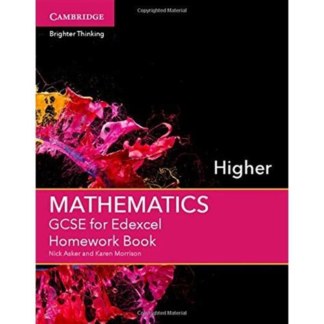 Download Higher Gcse Mathematics For Edexcel Homework Book Answers 