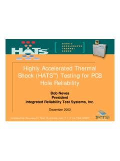 Full Download Highly Accelerated Thermal Shock Hats Testing For Pcb 