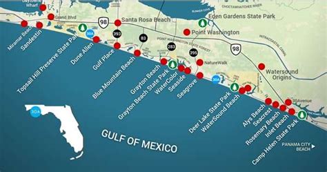 highway 30a florida map
