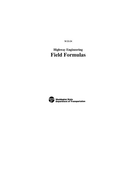 Read Highway Engineering Field Formulas Welcome To The 