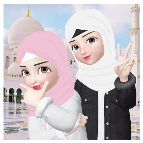 Hijab Gambar Zepeto 2 Sahabat Berhijab