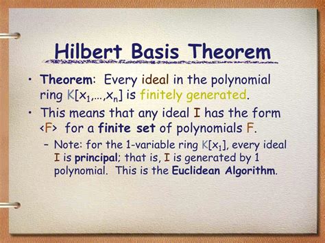 Hilbert Basis Theorem