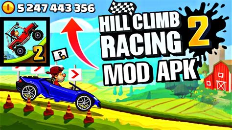 Hill climb racing mod apk unlimited coins and gems YouTube