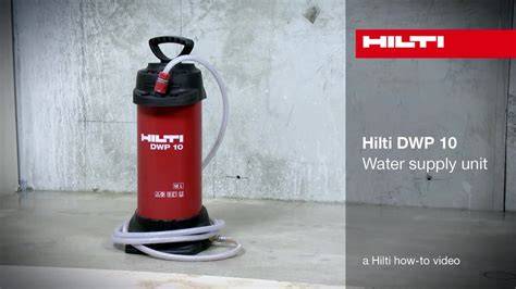 hilti core drill water pump