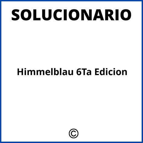 himmelblau 6ta edicion pdf