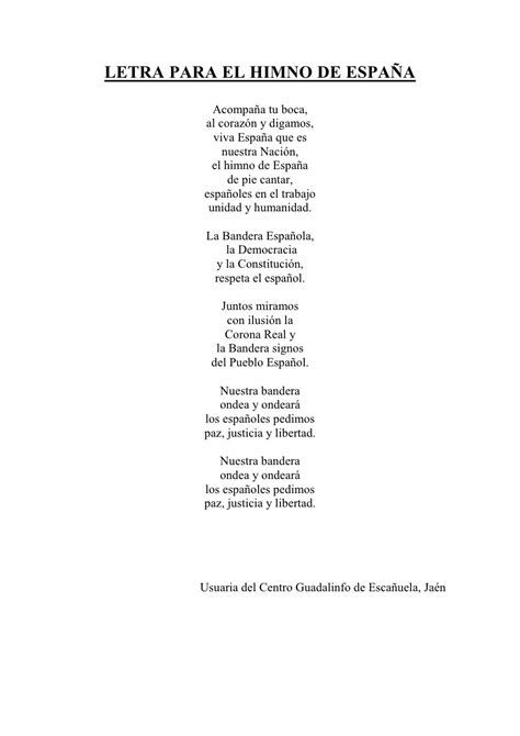 Himno De España