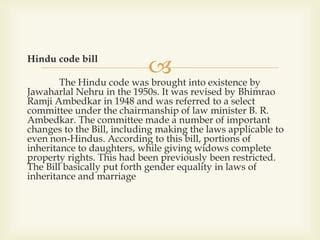 Hindu Code Bill