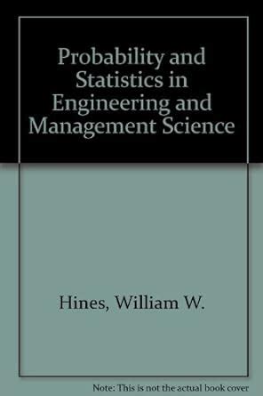Full Download Hines And Montgomery Probability Statistics Solutions 