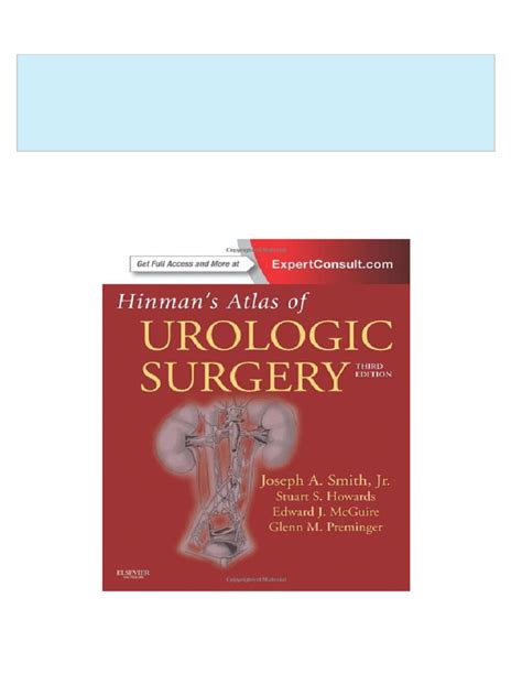 Read Online Hinman Atlas Of Urologic Surgery 3Rd Edition File Type Pdf 