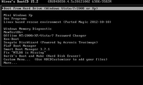 Hirens Boot Disc