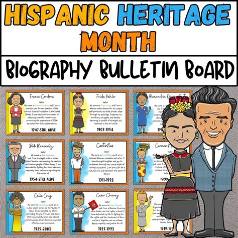 hispanic heritage month biography project