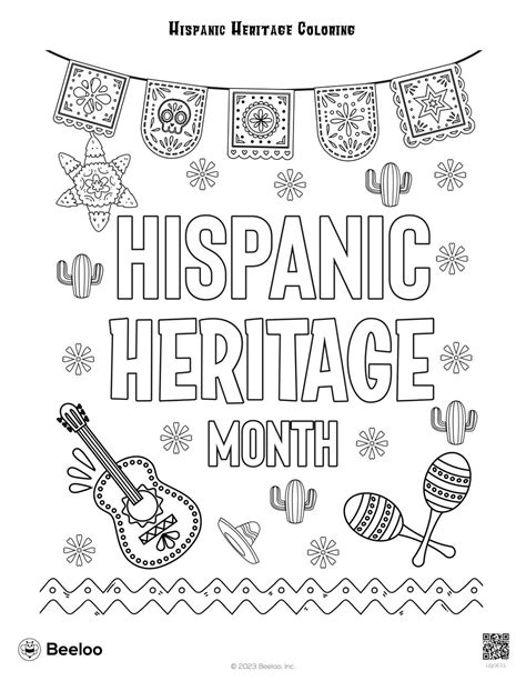 Hispanic Heritage Month Coloring Pages Coloringonly Com Hispanic Heritage Coloring Pages - Hispanic Heritage Coloring Pages