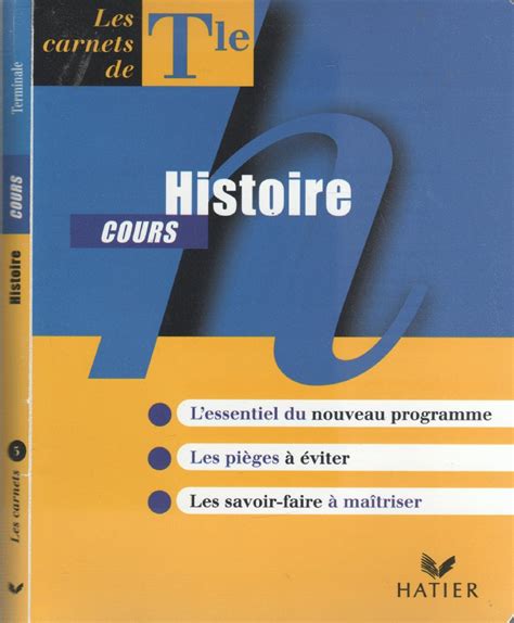 histoire terminale carnet de cours