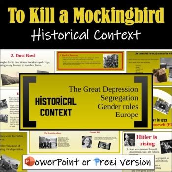 Historical Context Of To Kill A Mockingbird
