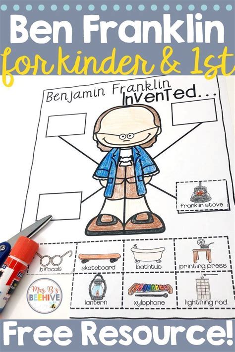 Historical Heroes Benjamin Franklin Worksheet Education Com Benjamin Franklin 1st Grade - Benjamin Franklin 1st Grade